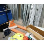 A 2000kg long reach orange pallet trolley. Note: VAT is payable on the hammer price of this lot at 2