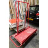 A sheet materials handling trolley. Note: VAT is payable on the hammer price of this lot at 20%. To