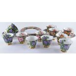 A Royal Albert Provincial Flowers Alberta Rose and other part teaware, to include plates, 21cm wide,