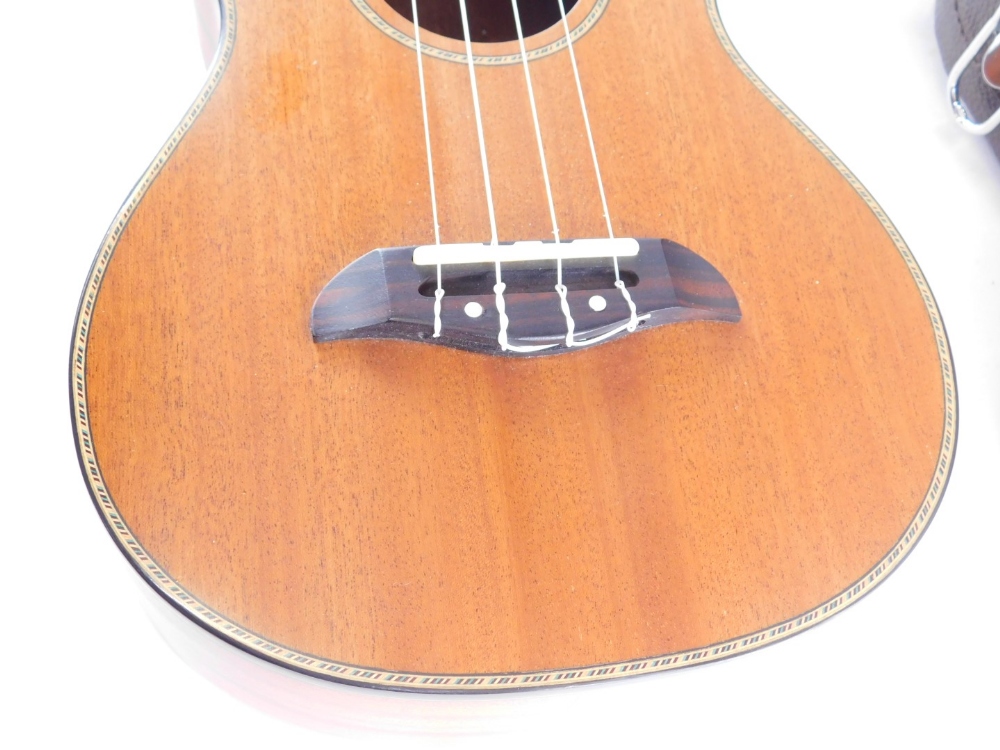 An Oscar Schmidt Washburn Hawaiian style guitar. (cased) - Image 3 of 7