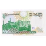 A Royal Bank of Scotland fifty pound note, A/1 141900.