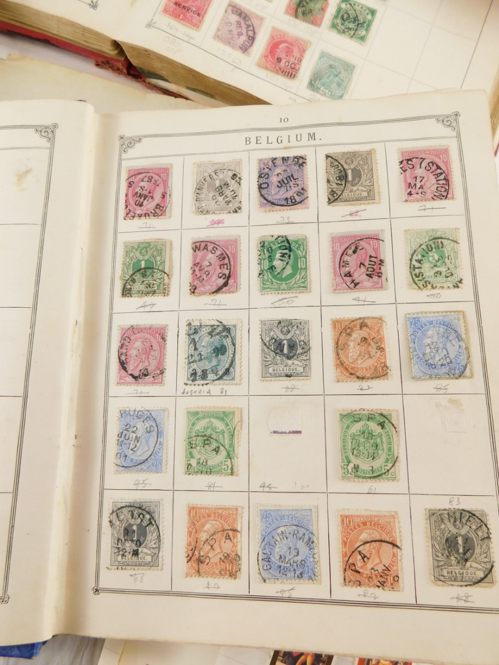 Various stamps, a Lincoln stamp album containing various early 20thC and later world used, Italy, Po - Image 2 of 4