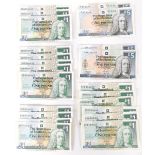 Various banknotes, Royal Bank of Scotland Royal and Ancient commemorative Tom Morris five pound note