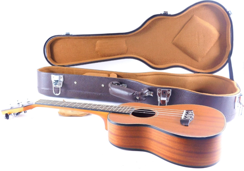 An Oscar Schmidt Washburn Hawaiian style guitar. (cased)