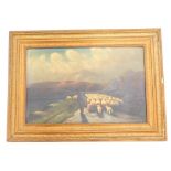 19thC Scottish School. Loch Long Side, oil on canvas, unsigned, attributed verso, 51cm x 73cm.