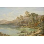 •Fred Brown (20thC). Loch Etive, oil on canvas, signed, label and attribution verso, 30cm x 44cm.