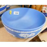 A Wedgwood Blue Jasperware bowl.