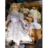 A collection of modern porcelain dolls. (a quantity)
