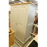 An Oak Furniture Land double wardrobe.