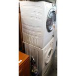 A Hoover Dynamic Next 9kg tumble dryer, a Bosch Maxx washing machine, Dyson 24 vacuum cleaner and an