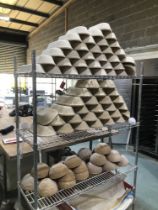 A large quantity of bannettons, brotform and other bread & bakery moulds. NB. VAT is payable on th