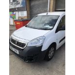 WITHDRAWN FROM SALE A 2017 Peugeot Partner L1 75 Professional van,