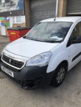 WITHDRAWN FROM SALE A 2017 Peugeot Partner L1 75 Professional van,