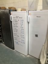 Six various refrigerators. NB. VAT is payable on this lot at 20%. To be sold upon instructions from