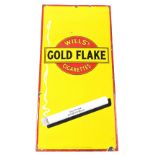 A Will's Gold Flake cigarettes enamel advertising sign, issued by the Imperial Tobacco Company 'of G