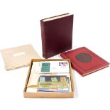 Philately: GB and World stamps, QV-QEII contained in an Oxford and a Triumph stamp album, together w