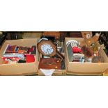 General household effects, to include anniversary clock, wall clocks, soft toy bear, toasting fork,
