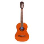 A Ramirez acoustic guitar, in carry case.