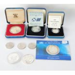 Collector's coins, comprising Royal Mint 1977 Commemorative Coin, Commonwealth Games Scotland 1986 C