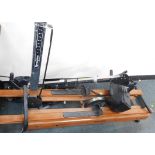 A Nordic Track skiing exercise machine.