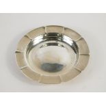 An Elizabeth II silver armada dish, by Bryan Leslie Fuller, of shaped circular form, London 1977, 12