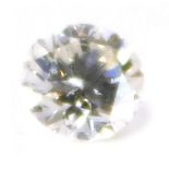 Withdrawn Pre Sale An unmounted star cut diamond.