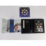 A Royal Mint 2012 United Kingdom proof coin set, a HRH Prince Of Wales 50th birthday commemorative c