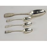 Various silver, a Victorian tablespoon by Henry Holland, fiddle pattern, initialled, London 1850, 20