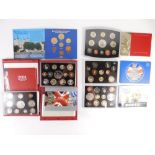 Auctioneer Announce: bid by description not image. Various Royal Mint coin sets, United Kingdom proo