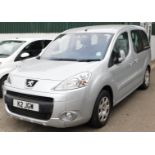 A Peugeot Partner Tepee S 107, registration K2 JGW, petrol, silver, MPV, Taxation Class Disabled, fi