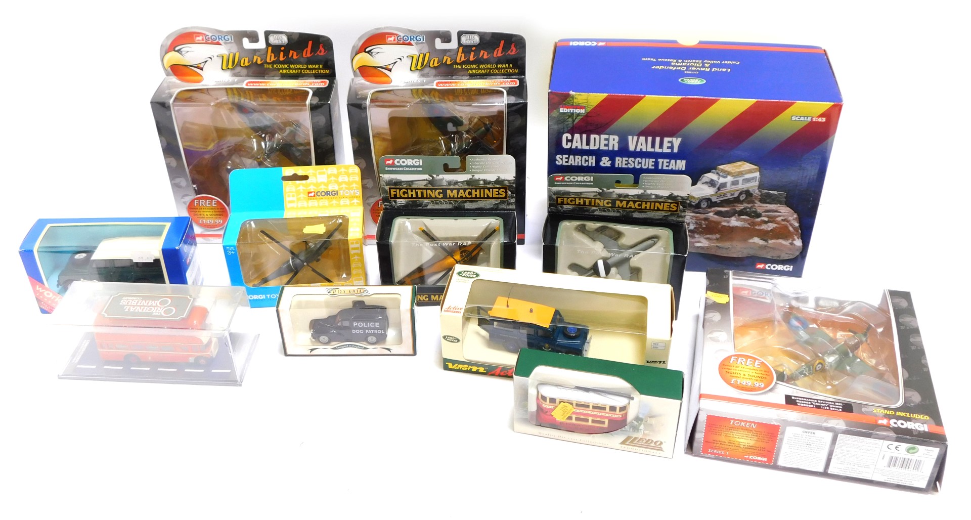 Diecast cars vans and vehicles, to include Lledo Promotionals Buses, Original Omnibus, Corgi Fightin