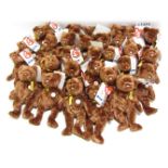 A group of TY Beanie Babies, mainly Fifa collector's bears, etc. (1 bag)