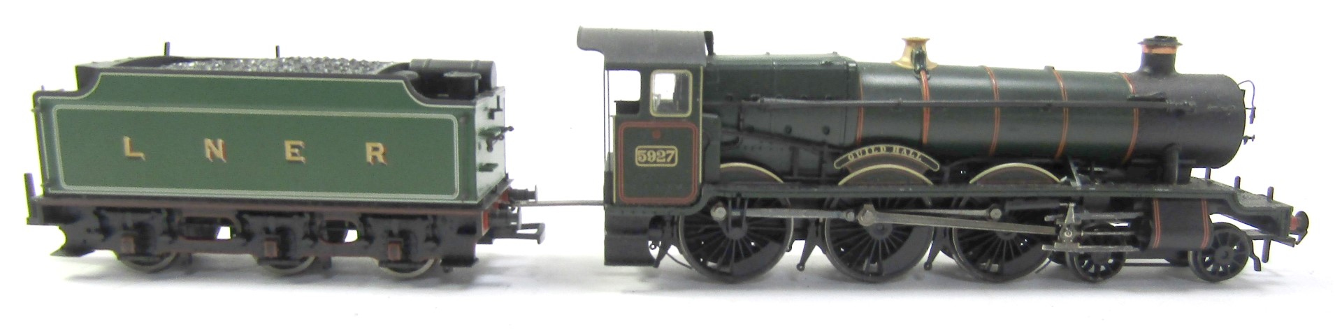 A Bachmann Branchline OO gauge Guildhall locomotive and tender, BR class DCC fitted, 4-6-0, 5927.