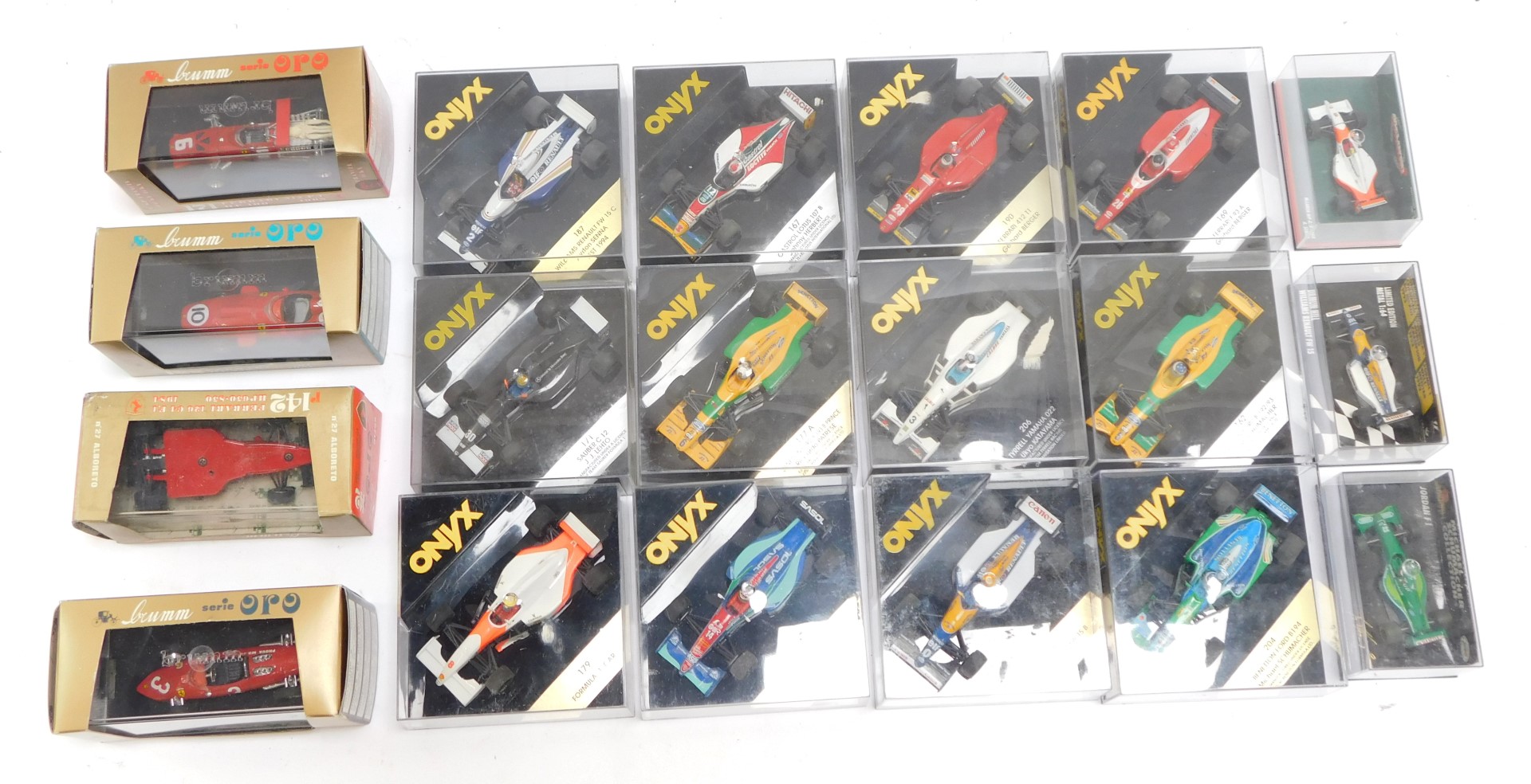 Onyx diecast F1 and other racing cars, comprising 167 Castrol Lotus, 187 Williams Renault, 190 Ferra - Image 3 of 3