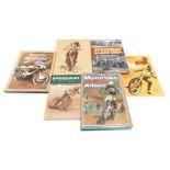 Speedway and biking interest books, comprising Norman Jacobs Speedway in East Anglia, World Speedway