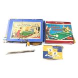 Vintage games, to include The Halford Series Table Tennis, Lilywhite Frowd tennis balls, The Table T