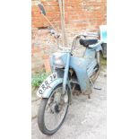 A 1974 Motobecane Mobylette step-through moped, registration ORR 3M, last tax disc expiry 30th Septe