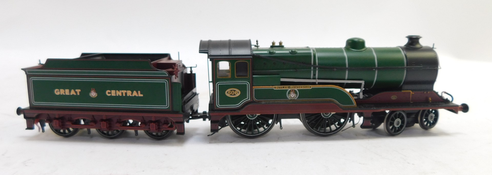 A Bachmann Branchline OO gauge Butler Henderson locomotive and tender, in green livery, 4-4-0, 506. - Bild 5 aus 5