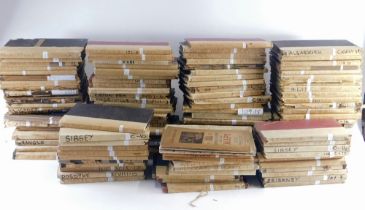 A large quantity of Lincolnshire related folding Ordnance Survey maps, to include 2nd edition from 1