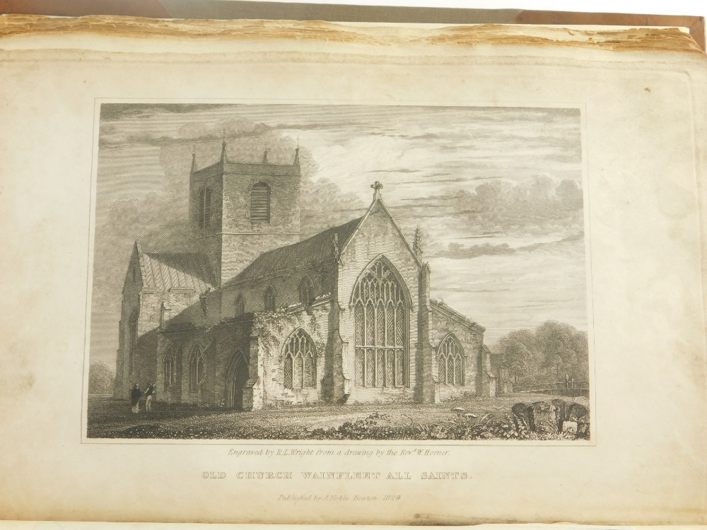 Oldfield (Edmund) A TOPOGRAPHICAL ACCOUNT OF WAINFLEET... engraved plates, later half calf, large 8v - Bild 4 aus 5