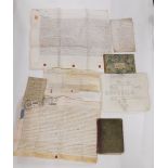 Manuscripts.- Lincolnshire.- a group of 8 manuscripts relating to Lincolnshire, including a poor law