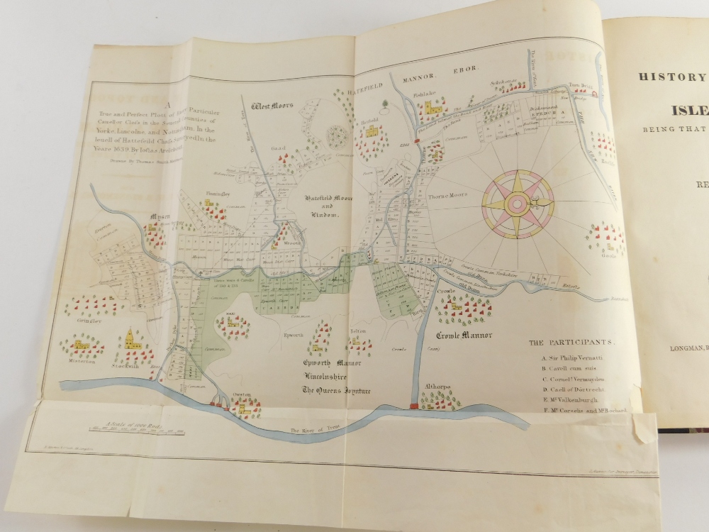 Stonehouse (W.B., Rev.) THE HISTORY AND TOPOGRAPHY OF THE ISLE OF AXHOLME... 2 folding hand-coloured - Bild 3 aus 4