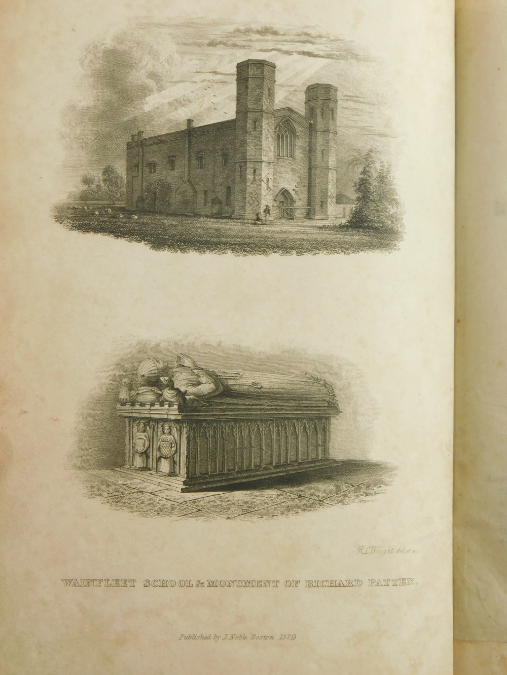 Oldfield (Edmund) A TOPOGRAPHICAL ACCOUNT OF WAINFLEET... engraved plates, later half calf, large 8v - Bild 3 aus 5