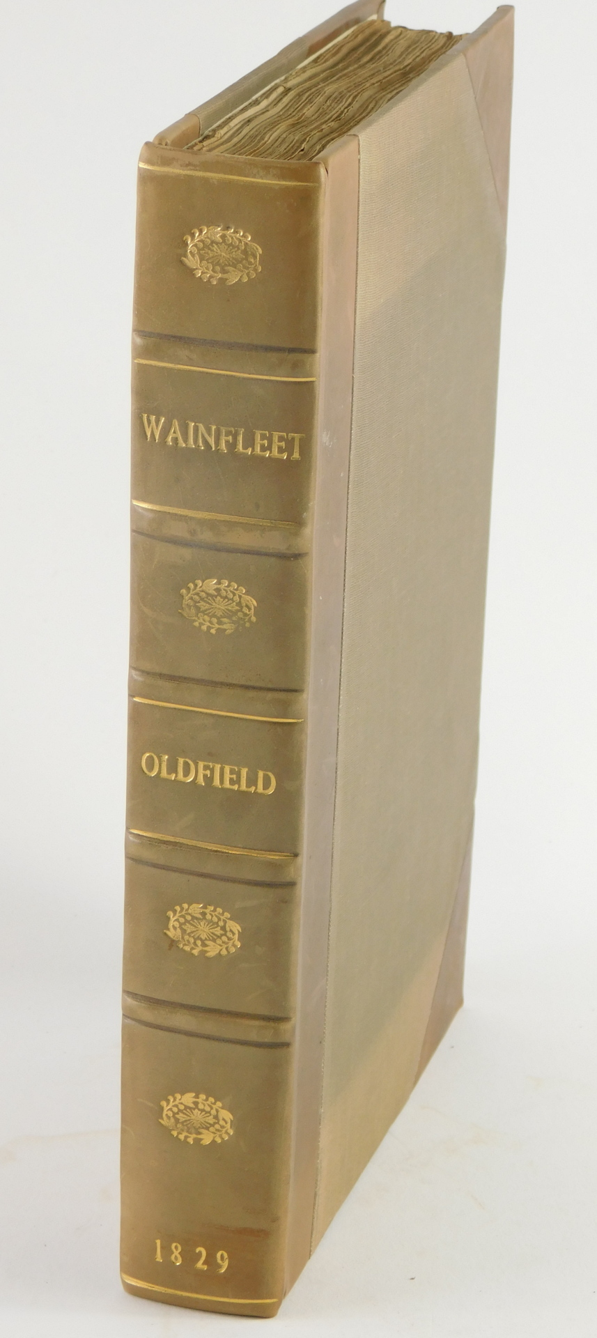 Oldfield (Edmund) A TOPOGRAPHICAL ACCOUNT OF WAINFLEET... engraved plates, later half calf, large 8v