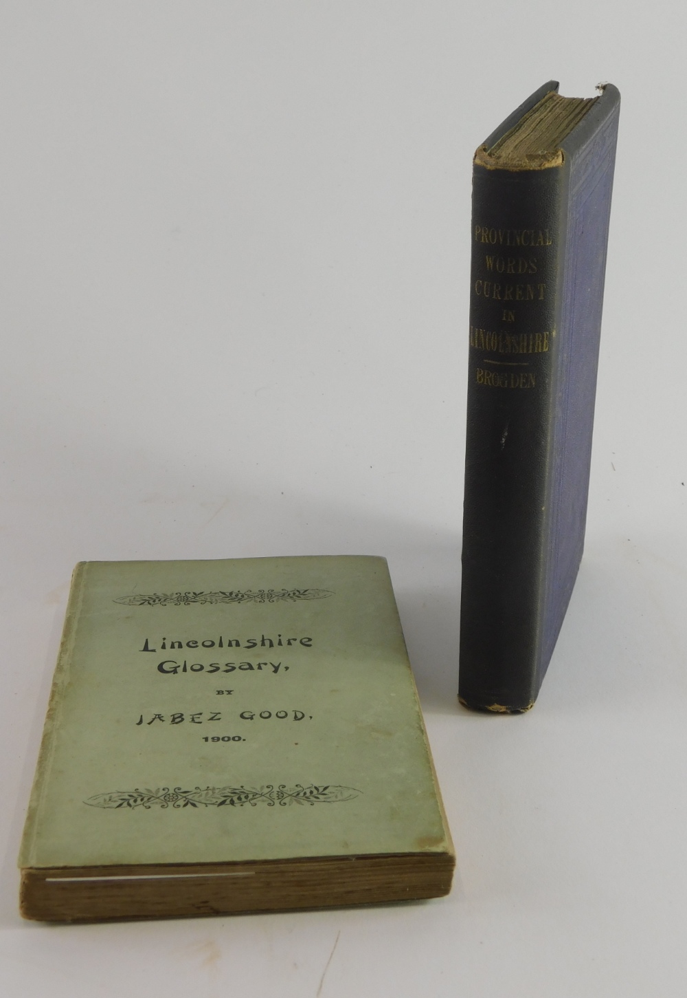 Brogden J. Ellett), PROVINCIAL WORDS AND EXPRESSIONS CURRENT IN LINCOLNSHIRE, publisher's cloth, 186