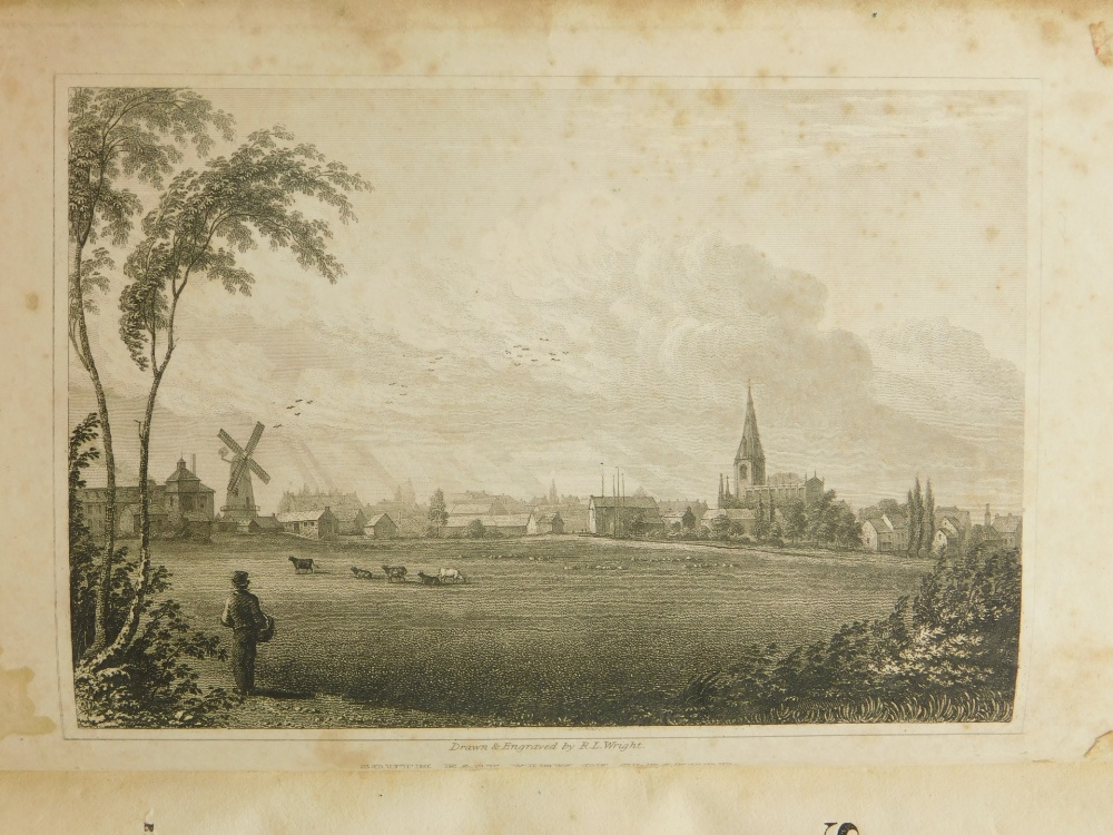 [Yerburgh (Richard)] SKETCHES...OF NEW AND OLD SLEAFORD... engraved plates, publisher's calf-backed - Image 3 of 4