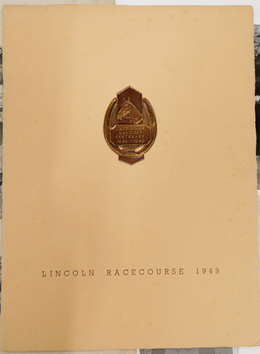 Lincoln racecourse interest. Various ephemera and prints in relation to the racecourse, cards for 18 - Bild 2 aus 4
