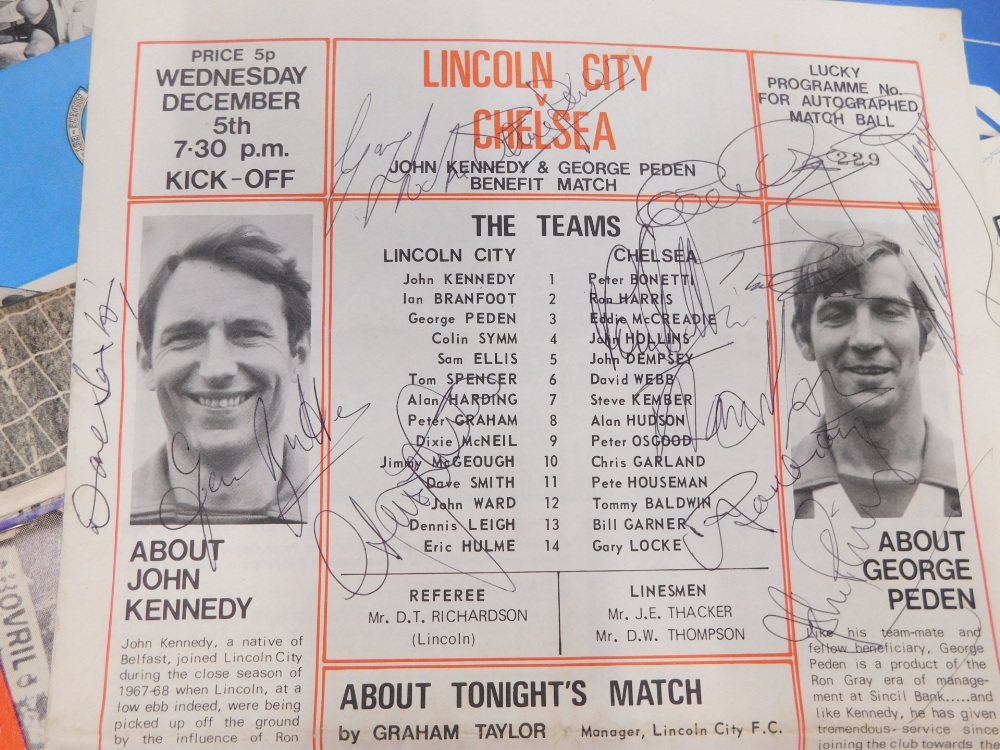 Various Lincoln City FC football programmes, late 1970s away matches, Vs Plymouth Argyle, Torquay Un - Bild 4 aus 5