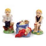Two Wade fairy figures, modelled as Collectus and Collectania, limited edition 2500, with certificat