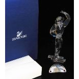 A Swarovski crystal figure of Antonio from the Magic of Dance series, designed by Martin Zendron, da